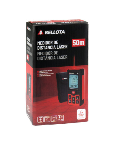 Medidor láser 50 m con nivel digital...