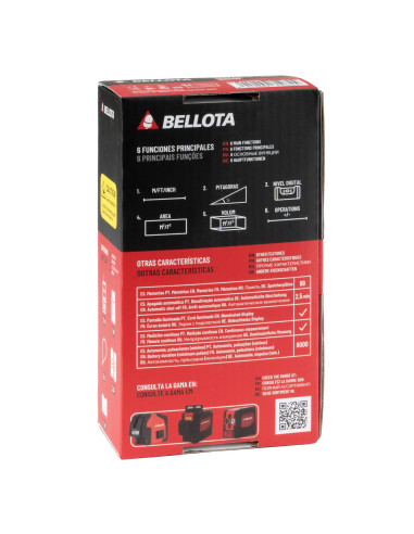 Medidor láser 50 m con nivel digital...