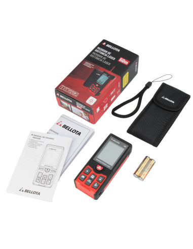 Medidor láser 50 m con nivel digital...