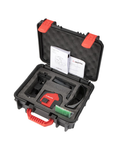 Nivel láser en cruz 30 m con plomada...