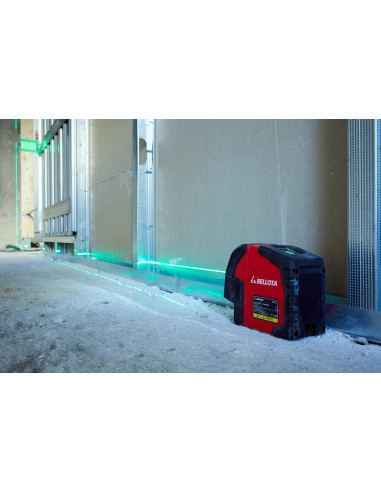 Nivel láser en cruz 30 m con plomada...