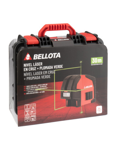 Nivel láser en cruz 30 m con plomada...