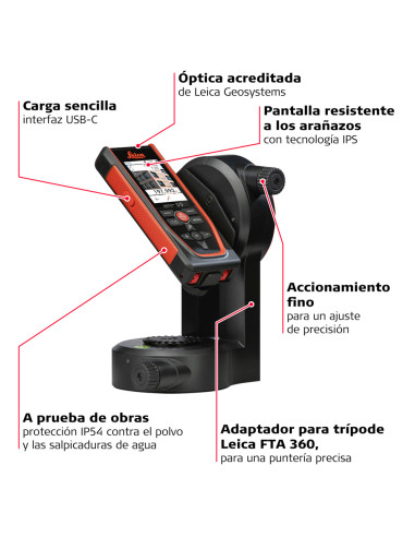 Set de medidor láser Disto D5 +...