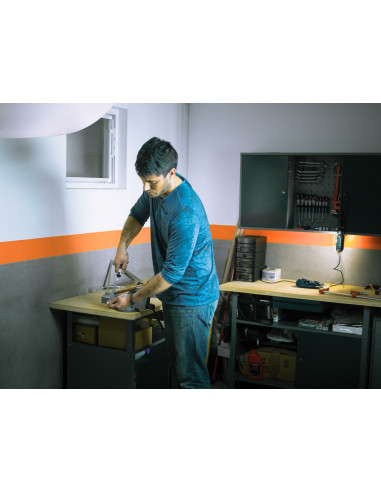 Lima mecánico plana punta con mango...