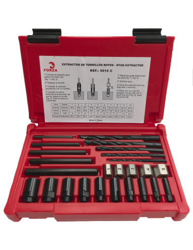 JUEGO EXTRACTOR DE TORNILLO ROTO...