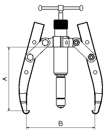 EXTRACTOR HIDRÁULICO FORZA SERIE 1308TH
