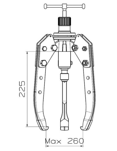 EXTRACTOR HIDRÁULICO AUTOCENTRANTE...