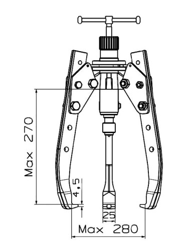 EXTRACTOR HIDRÁULICO AUTOCENTRANTE...