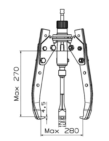 EXTRACTOR HIDRÁULICO FORZA...