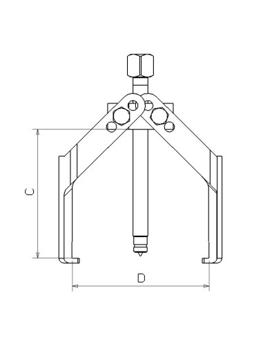 EXTRACTOR FORZA SERIE 2640 DE TIJERA