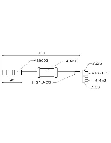 EXTRACTOR BARRA DE IMPACTO FORZA CON...