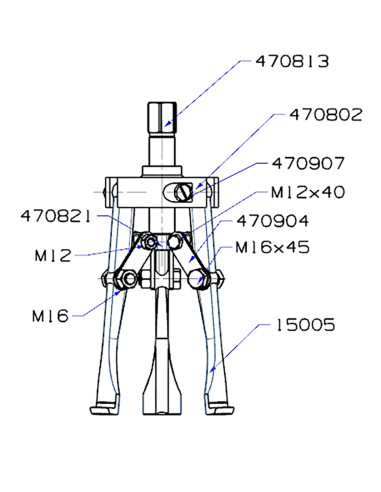 EXTRACTOR INTERIORES FORZA SERIE 4708