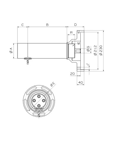 CABEZAL DE FRESAR EN INTERIORES