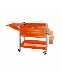 Carros con dos bandejas de aluminio multifuncionales