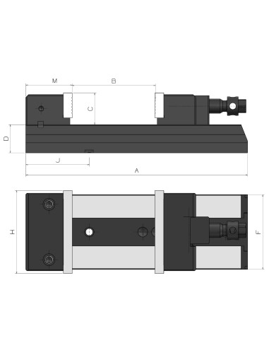 MORDAZA FORZA DE BOCA RECTA NO GUIADA