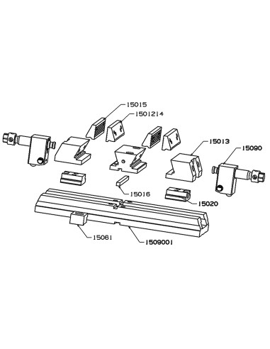 MORDAZA FORZA DOBLE CON BOCA DE 150MM...