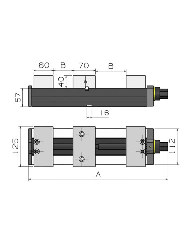 MORDAZA FORZA GEMELA AUTOCENTRANTE...