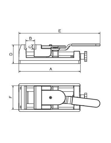 MORDAZA DE TALADRO RÁPIDA FORZA SERIE 38