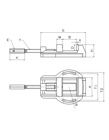 MORDAZA DE TALADRO ECONOMY FORZA...