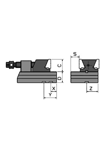 PARTE MÓVIL DE LA MORDAZA PARTIDA...