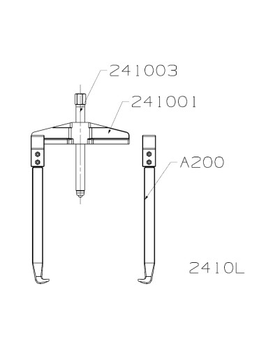 EXTRACTOR FORZA  SERIE 2400L DE 2...