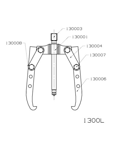 EXTRACTOR FORZA SERIE 1300L0 MECÁNICO...