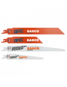 Juego de hojas de sable bimetal Sandflex® para metales pesados y demoliciones (5 piezas)