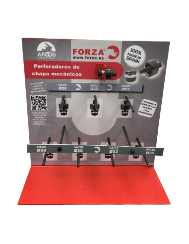 EXPOSITOR METÁLICO PERFORADORES FORZA...