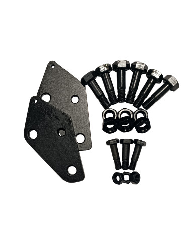 JUEGO DE 2 BRIDAS Y TORNILLOS