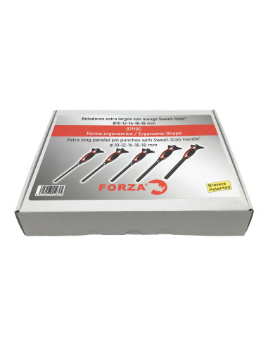 JUEGO DE 5 BOTADORES LARGOS FORZA de...