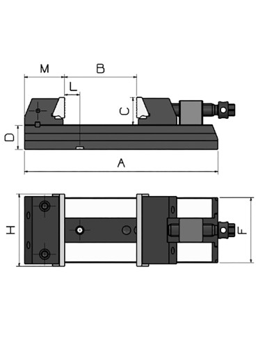 MORDAZA FORZA 30/125 REFORZADA