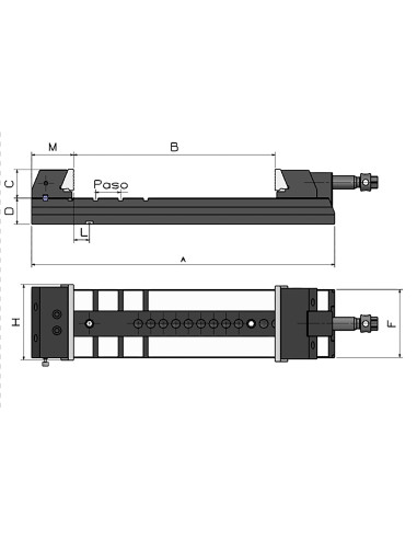 MORDAZA FORZA FLEXIBLE PARA GRANDES...