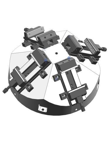 PIRÁMIDE CON 4 MORDAZAS