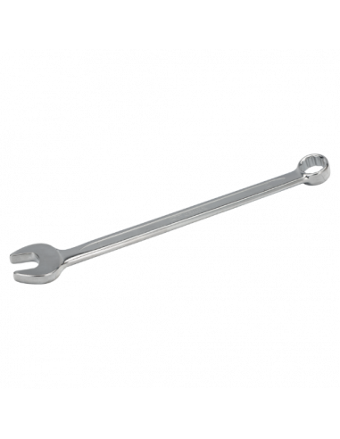 Llaves combinadas extralargas con acabado cromado