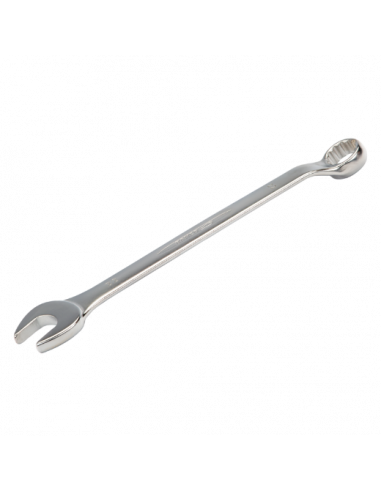 Llaves combinadas acodadas métricas con acabado cromado