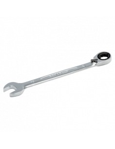 Llaves combinadas de carraca métricas con acabado cromado