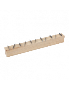 Carriles planos y dentados para yesistas con mango de madera