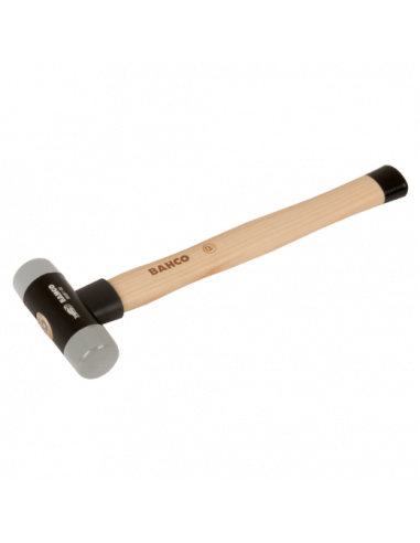 Martillo de plástico Polyplex con mango de madera