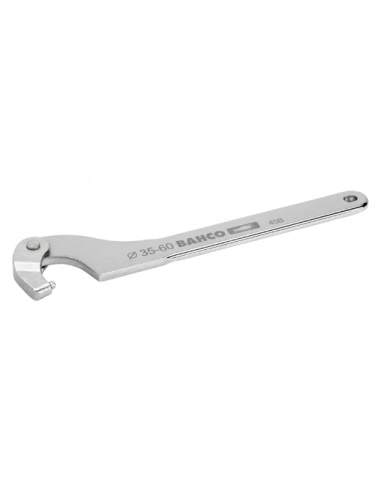 Llaves de gancho de pasador ajustable con acabado cromado