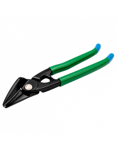 Tijeras para chapa con corte recto y a derechas para materiales blandos/medios