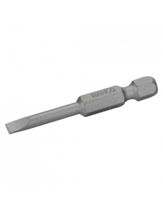 Puntas de destornillador estándar de 1/4" para tornillos de cabeza plana de 50 mm