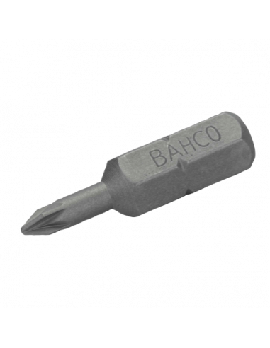 Puntas estándar de 1/4" para tornillos Pozidriv de 25 mm