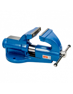 Tornillos de banco de guía redonda de servicio pesado con mordazas intercambiables, adecuados para base giratoria