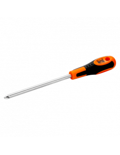 Destornilladores Pozidriv con mango de goma, PZ0-PZ3