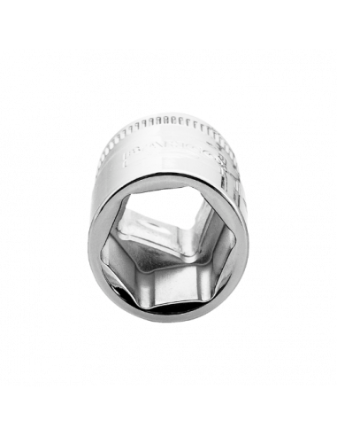 Vasos con cuadrado de 3/8" y con perfil hexagonal métrico y un acabo pulido fino