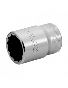 Vasos con cuadrado de 1/2" con perfil bi-hexagonal imperial