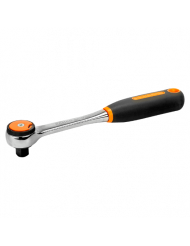 Carracas de cabeza redonda reversibles de 1/2" con 72 dientes y un ángulo de acción de 5°