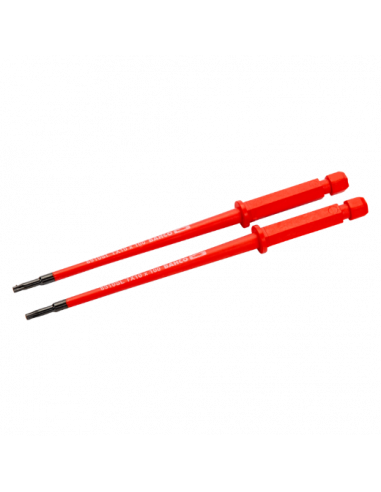 Varillas intercambiables aisladas TORX® con diámetro reducido