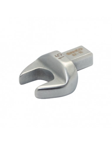 Cabeza intercambiable de boca fija con conector rectangular métrica