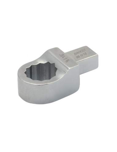 Cabeza intercambiable de boca estrella con conector rectangular pulgadas